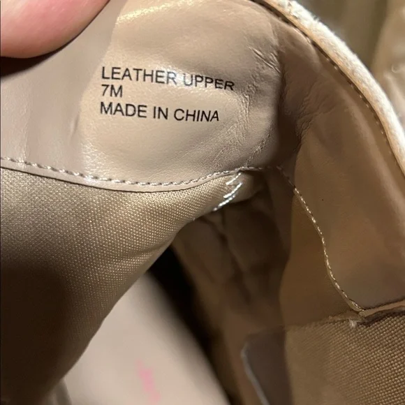 Quilted Tan Ankle Boots - Picture 6 of 8